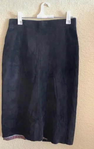 Chaqueta Piel Vintage Marrón Oscuro