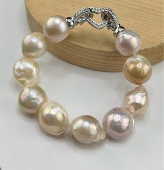 Pulsera Perlas Barrocas Cultivadas 11-15mm