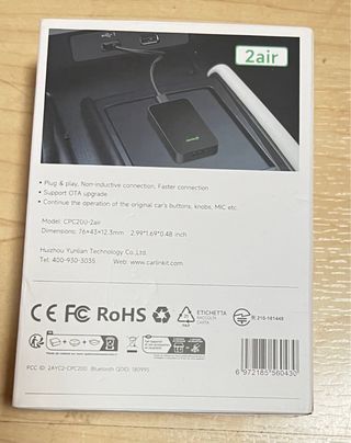 Carlinkit 5.0 2air Adaptador USB Inalámbrico