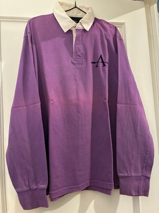 Polo Morado Manga Larga