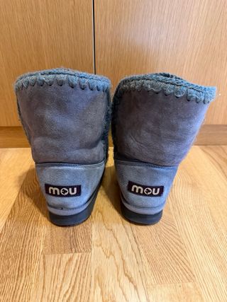 Botas Mou grises talla 38