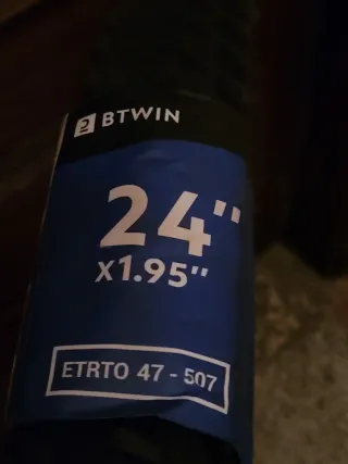 2 Ruedas Btwin 24 x 1.95 ETRTO 47-507 Nuevas