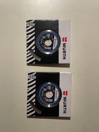 2 Discos Corte WÜRTH SUPER FINE EVO 125mm
