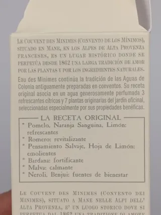 EAU des Minimes Botanical Cologne 100 ml