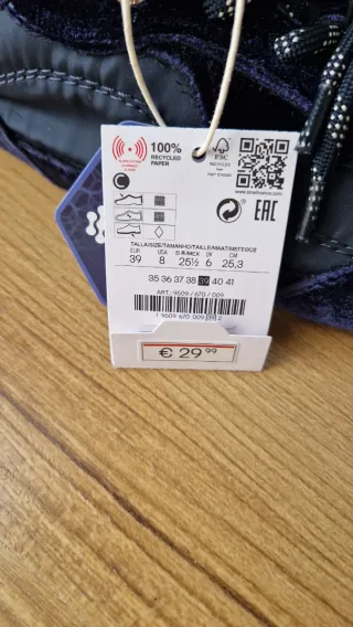 Zapatillas Stradivarius Azul Marino