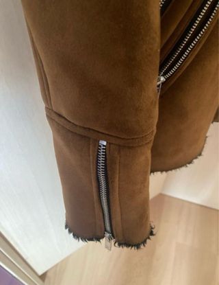 Chaqueta Pull&Bear Antelina Marrón Talla L