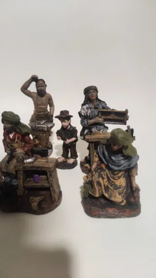 Lote Figuras Belén Artesanales