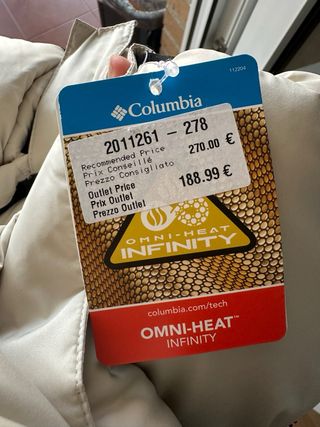 Chaqueta Columbia Omni - heat infinity