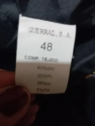 Chaqueta América cuadros