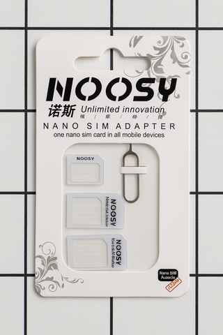 Adaptadores Nano SIM y Micro SIM NOOSY (3 en 1)