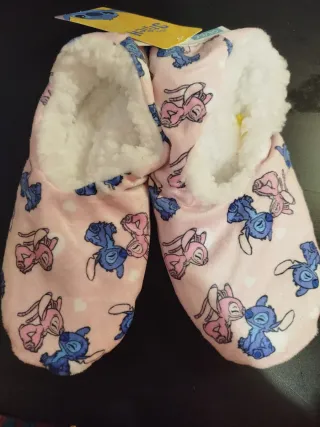Pantufas Stitch e Angel 29/30