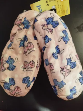 Pantufas Stitch e Angel 29/30