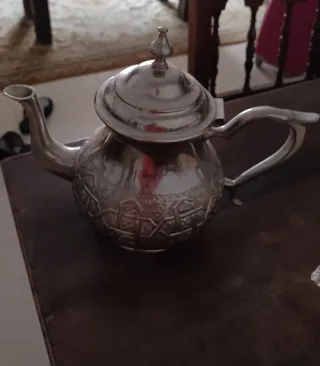 Tetera Marroquí Plata