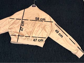 Chaqueta bomber Zara rosa coral oversize