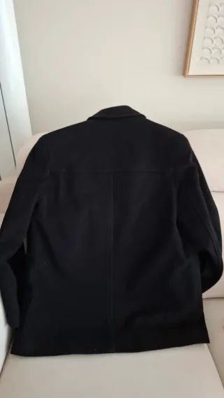 Chaquetón lana hombre talla 46 marino