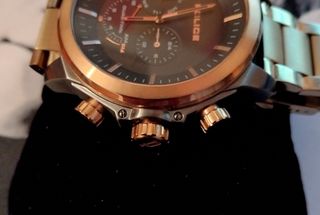 Reloj Police Caballero Dorado y Negro