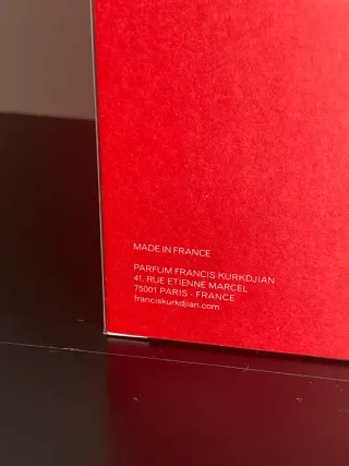 Maison Francis Kurkdjian Baccarat Rouge 540