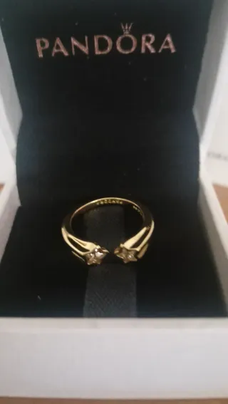 Anillo Pandora Ajustable Estrellas
