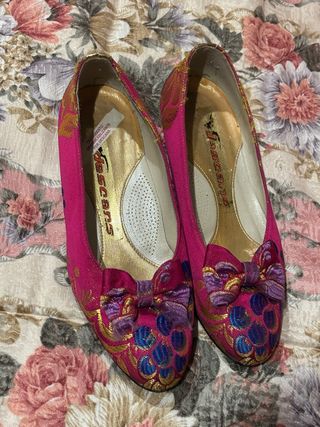 Zapatos Fallera Niña Descans Multicolor