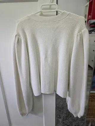 Jersey blanco de punto