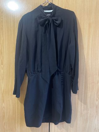 Vestido Zara Negro Talla M