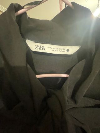 Vestido Zara Negro Talla M