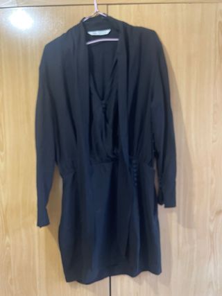 Vestido Zara Negro Talla M
