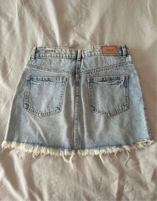 Mini falda vaquera Zara