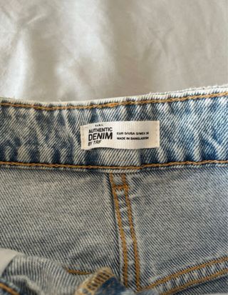 Mini falda vaquera Zara