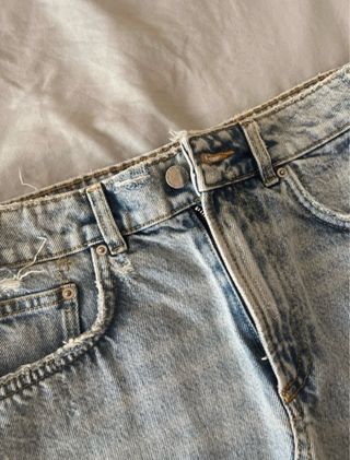 Mini falda vaquera Zara