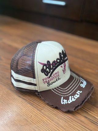 Gorra vintage Dakota marrón y beige – unisex