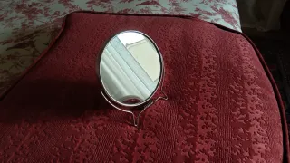 Specchio rotondo  portatile 2 facce