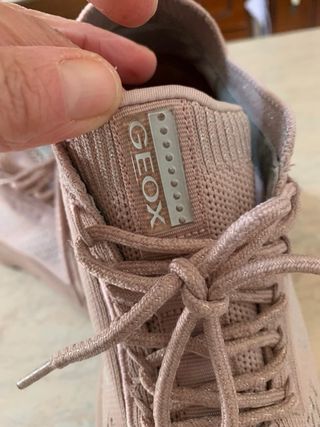 Sneakers rosa per donna Geox respira