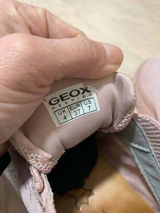 Sneakers rosa per donna Geox respira