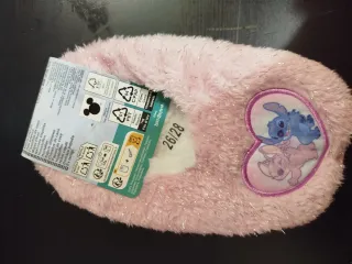 Pantufas Stitch Disney 26/28 Rosa