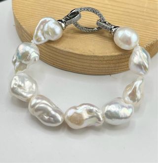 Pulsera Perlas Barrocas Cultivadas 10-17.5mm
