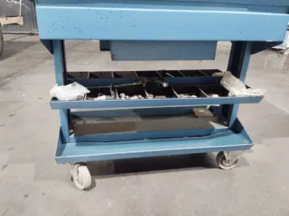 Carro de herramientas azul