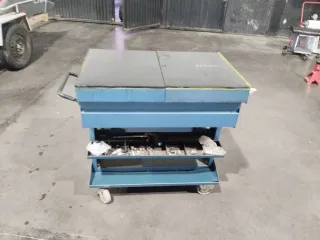 Carro de herramientas azul