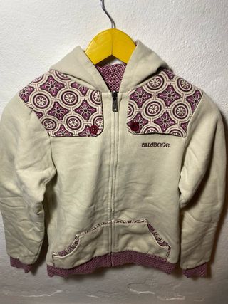 Sudadera Billabong Beige y Morado