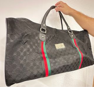 Bolsa de viaje Gucci negra