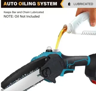 Motosega 8'' con 2 batterie