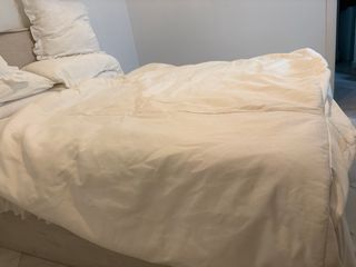 Funda sofá-cama IKEA blanca