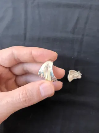 Pendientes de plata de ley