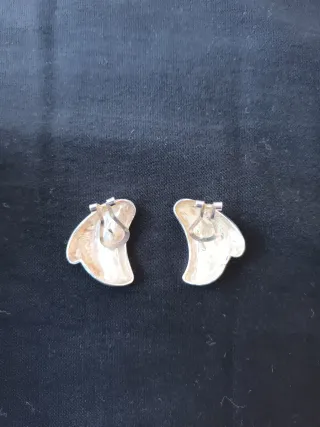 Pendientes de plata de ley