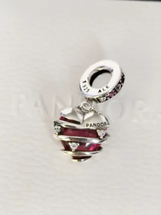 Charm Colgante Corazón Espiral