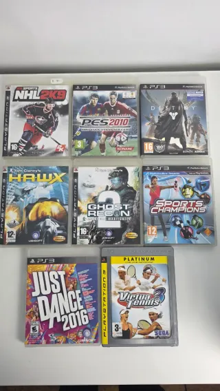 Pack 7 Juegos PS3: NHL 2K9, PES 2010, Destiny, HAW