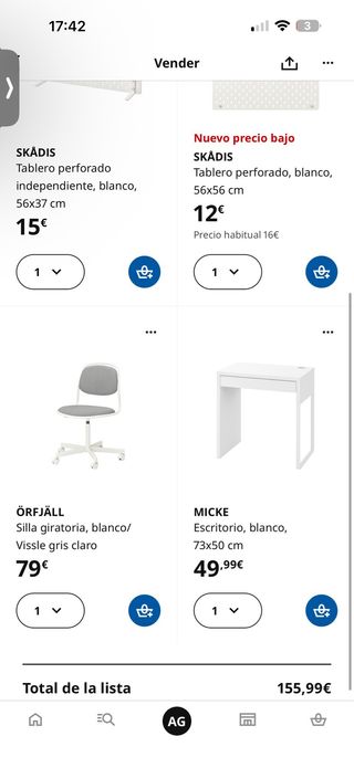 Escritorio + Silla de escritorio