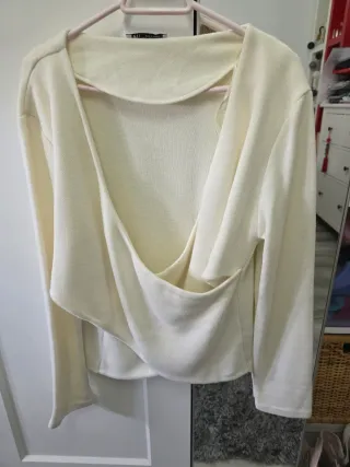 Jersey beige talla única