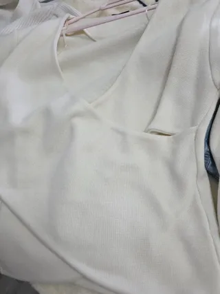 Jersey beige talla única