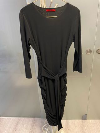 Vestido Punto Carolina Herrera Negro